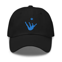 Load image into Gallery viewer, Dad Hat - Aqua Blue Trick Shot Logo
