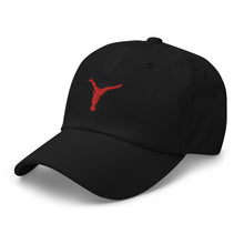 Load image into Gallery viewer, Dad Hat - Red Split Leg Logo