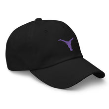 Load image into Gallery viewer, Dad Hat - Purple Split Leg Logo