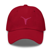 Load image into Gallery viewer, Dad Hat - Pink Split Leg Logo