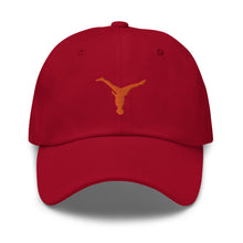 Load image into Gallery viewer, Dad Hat - Orange Split Leg Logo