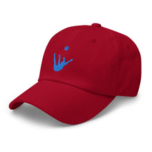 Load image into Gallery viewer, Dad Hat - Aqua Blue Trick Shot Logo