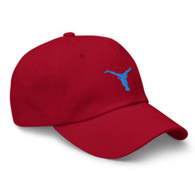Load image into Gallery viewer, Dad Hat - Aqua Blue Split Leg Logo