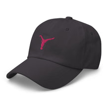 Load image into Gallery viewer, Dad Hat - Pink Split Leg Logo