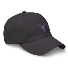 Load image into Gallery viewer, Dad Hat - Purple Split Leg Logo