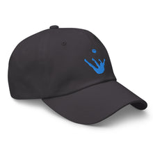 Load image into Gallery viewer, Dad Hat - Aqua Blue Trick Shot Logo