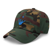 Load image into Gallery viewer, Dad Hat - Aqua Blue Trick Shot Logo