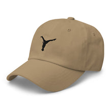 Load image into Gallery viewer, Dad Hat - Black Split Leg Logo
