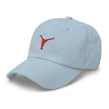 Load image into Gallery viewer, Dad Hat - Red Split Leg Logo