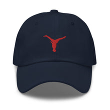 Load image into Gallery viewer, Dad Hat - Red Split Leg Logo