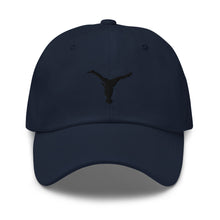 Load image into Gallery viewer, Dad Hat - Black Split Leg Logo