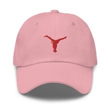 Load image into Gallery viewer, Dad Hat - Red Split Leg Logo