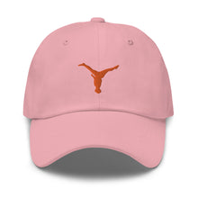 Load image into Gallery viewer, Dad Hat - Orange Split Leg Logo