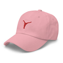 Load image into Gallery viewer, Dad Hat - Red Split Leg Logo