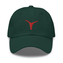 Load image into Gallery viewer, Dad Hat - Red Split Leg Logo