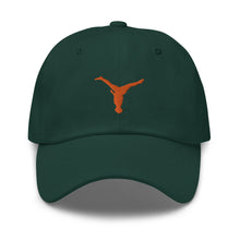 Load image into Gallery viewer, Dad Hat - Orange Split Leg Logo