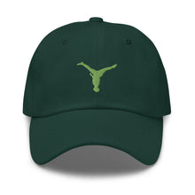 Load image into Gallery viewer, Dad Hat - Green Split Leg Logo