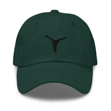 Load image into Gallery viewer, Dad Hat - Black Split Leg Logo