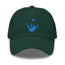 Load image into Gallery viewer, Dad Hat - Aqua Blue Trick Shot Logo