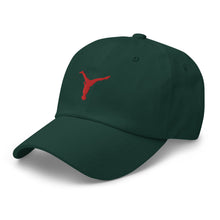 Load image into Gallery viewer, Dad Hat - Red Split Leg Logo