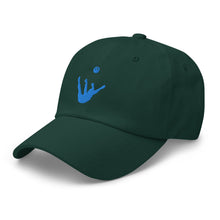 Load image into Gallery viewer, Dad Hat - Aqua Blue Trick Shot Logo