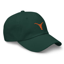 Load image into Gallery viewer, Dad Hat - Orange Split Leg Logo