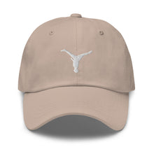 Load image into Gallery viewer, Dad Hat - White Split Leg Logo