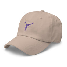 Load image into Gallery viewer, Dad Hat - Purple Split Leg Logo