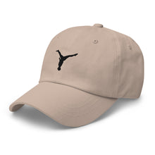 Load image into Gallery viewer, Dad Hat - Black Split Leg Logo