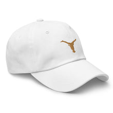 Load image into Gallery viewer, Dad Hat - Old Gold Split Leg Logo