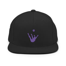 Load image into Gallery viewer, Snapback Hat - Purple Trick Shot Logo