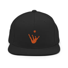 Load image into Gallery viewer, Snapback Hat - Orange Trick Shot Logo