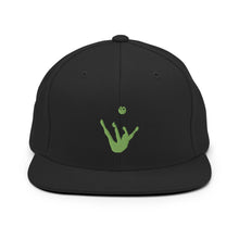 Load image into Gallery viewer, Snapback Hat - Green Trick Shot Logo