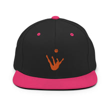 Load image into Gallery viewer, Snapback Hat - Orange Trick Shot Logo