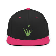 Load image into Gallery viewer, Snapback Hat - Green Trick Shot Logo