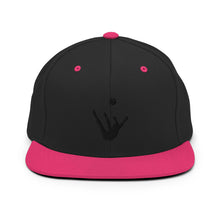 Load image into Gallery viewer, Snapback Hat - Black Trick Shot Logo
