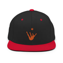 Load image into Gallery viewer, Snapback Hat - Orange Trick Shot Logo
