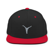 Load image into Gallery viewer, Snapback Hat - Grey Split Leg Logo