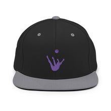 Load image into Gallery viewer, Snapback Hat - Purple Trick Shot Logo