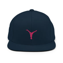 Load image into Gallery viewer, Snapback Hat - Pink Split Leg Logo
