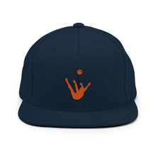 Load image into Gallery viewer, Snapback Hat - Orange Trick Shot Logo