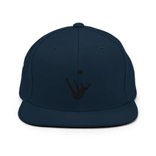 Load image into Gallery viewer, Snapback Hat - Black Trick Shot Logo