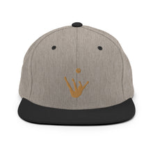 Load image into Gallery viewer, Snapback Hat - Old Gold Trick Shot Logo