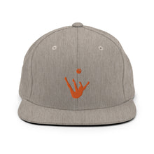 Load image into Gallery viewer, Snapback Hat - Orange Trick Shot Logo