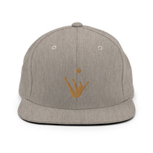 Load image into Gallery viewer, Snapback Hat - Old Gold Trick Shot Logo