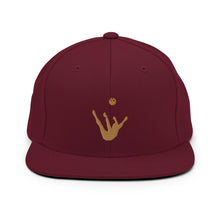 Load image into Gallery viewer, Snapback Hat - Old Gold Trick Shot Logo