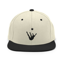 Load image into Gallery viewer, Snapback Hat - Black Trick Shot Logo