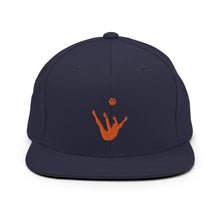 Load image into Gallery viewer, Snapback Hat - Orange Trick Shot Logo