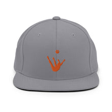 Load image into Gallery viewer, Snapback Hat - Orange Trick Shot Logo