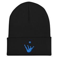 Load image into Gallery viewer, Beanie - Aqua Blue Trick Shot Logo